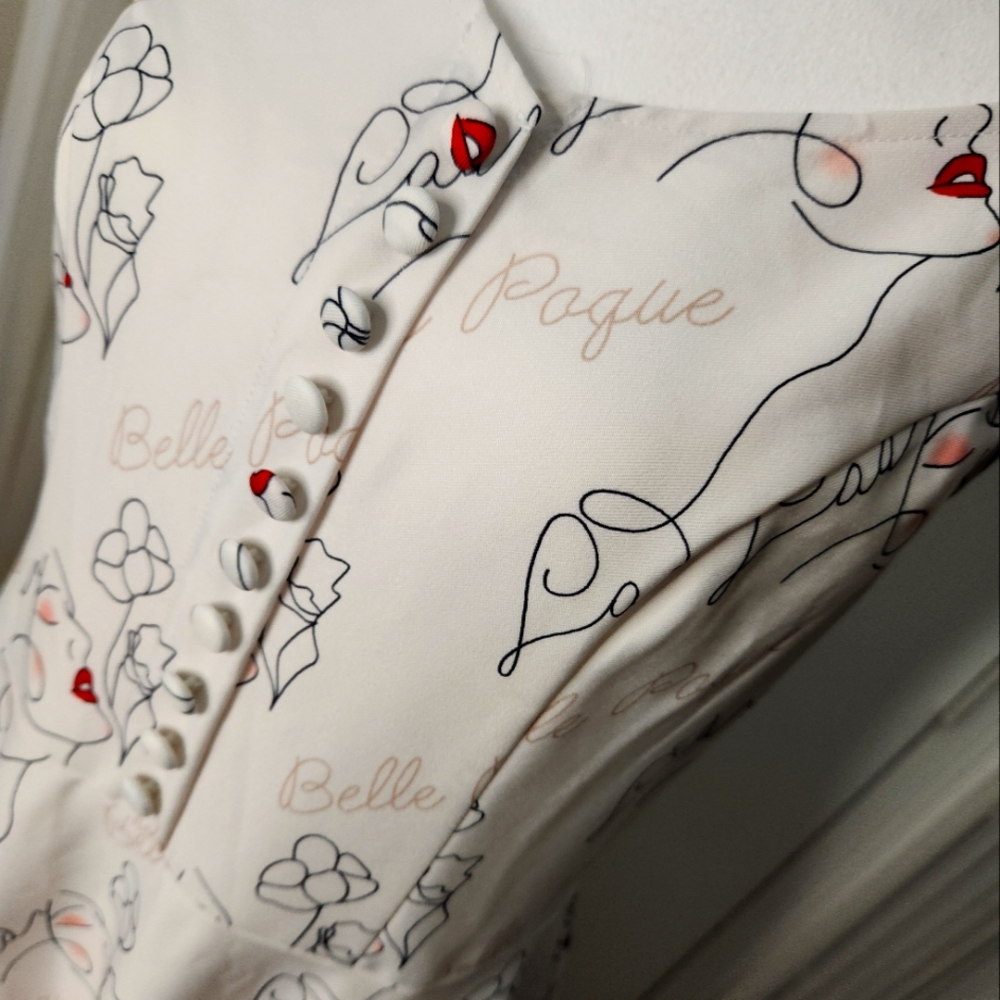 Belle Poque Flirty and Fun Dress‎  Size Large
